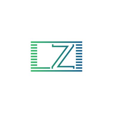 Modern LZI Logo Tasarımı. İş Kimliği için LZI Minimalist, Profesyonel ve Çok Yönlü Markalaştırma Simgesi