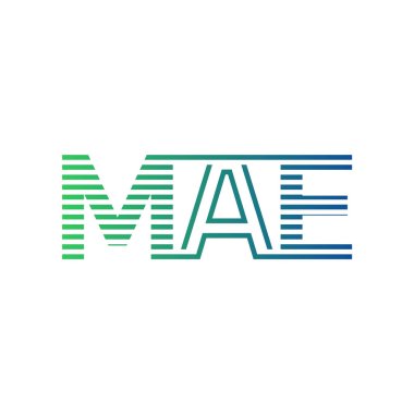 Modern MAE Logo Tasarımı. MAE Minimalist, Profesyonel ve İş Kimliği için Çok Yönlü Markalaştırma Simgesi