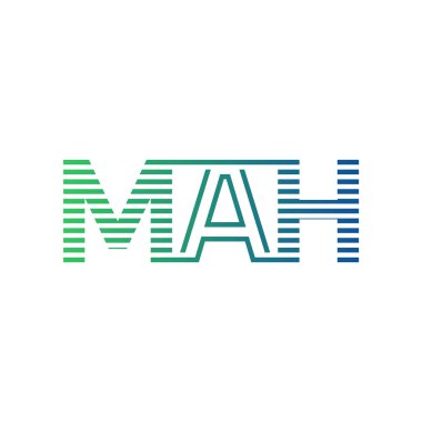 Modern MAH Logo Tasarımı. İş Kimliği için MAH Minimalist, Profesyonel ve Çok Yönlü Markalaştırma Simgesi