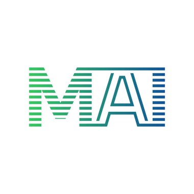 Modern MAI Logo Tasarımı. İş Kimliği için Mektup MAI Minimalist, Profesyonel ve Çok Yönlü Markalaştırma Simgesi