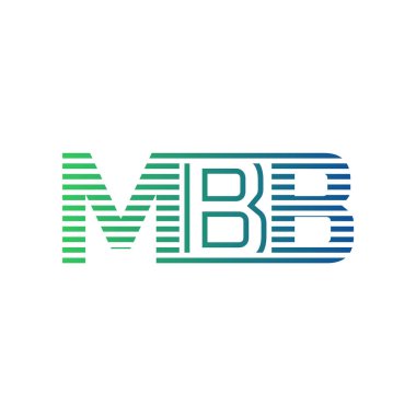 Modern MBB Logo Tasarımı. MBB Harfi Minimalist, Profesyonel ve İş Kimliği için Çok Yönlü Markalaştırma Simgesi