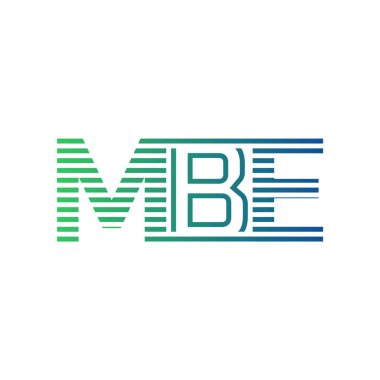 Modern MBE Logo Tasarımı. MBE Minimalist, Profesyonel ve İş Kimliği için Çok Yönlü Markalaştırma Simgesi