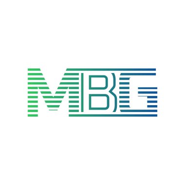 Modern MBG Logo Tasarımı. MBG Minimalist, Profesyonel ve İş Kimliği için Çok Yönlü Markalaştırma Simgesi