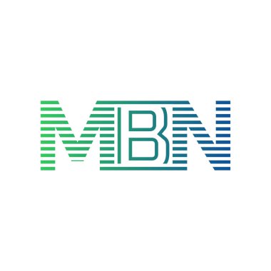 Modern MBN Logo Tasarımı. MBN Minimalist, Profesyonel ve İş Kimliği için Çok Yönlü Markalaştırma Simgesi