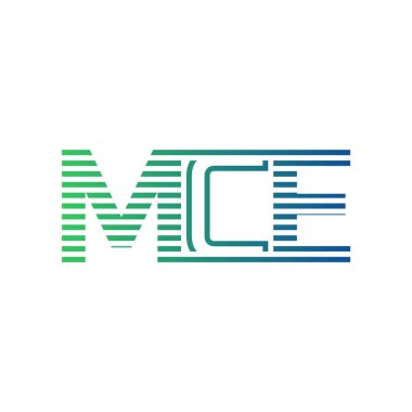 Modern MCE Logo Tasarımı. MCE Minimalist, Profesyonel ve İş Kimliği için Çok Yönlü Markalaştırma Simgesi