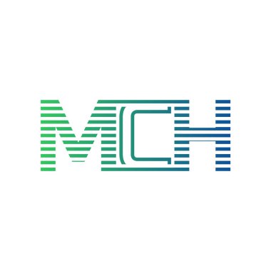 Modern MCH Logo Tasarımı. Harf MCH İş Kimliği Minimalist, Profesyonel ve Çok Yönlü Markalaştırma Simgesi
