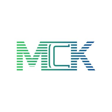 Modern MCK Logo Tasarımı. İşletme Kimliği İçin MCK Minimalist, Profesyonel ve Çok Yönlü Markalaştırma Simgesi
