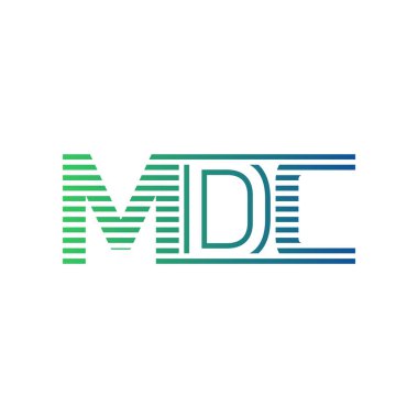 Modern MDC Logo Tasarımı. MDC Minimalist, Profesyonel ve Çok Yönlü İşletme Kimliği Simgesi