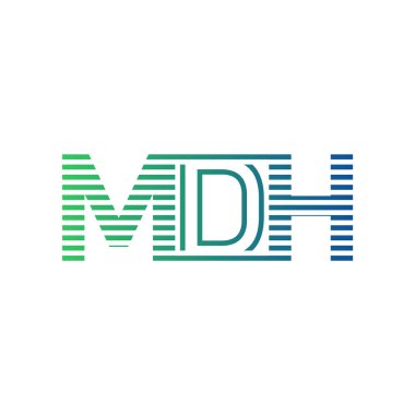 Modern MDH Logo Tasarımı. MDH Minimalist, Profesyonel ve Çok Yönlü İşletme Kimliği Simgesi
