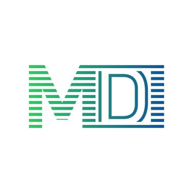Modern MDI Logo Tasarımı. MDI Minimalist, Profesyonel ve Çok Yönlü İşletme Kimliği Simgesi