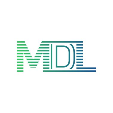 Modern MDL Logo Tasarımı. MDL Minimalist, Profesyonel ve Çok Yönlü İşletme Kimliği Simgesi