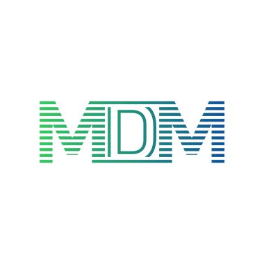 Modern MDM Logo Tasarımı. MDM Minimalist, Profesyonel ve Çok Yönlü İşletme Kimliği Simgesi
