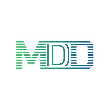 Modern MDO Logo Tasarımı. MDO Harfi Minimalist, Profesyonel ve İş Kimliği için Çok Yönlü Markalaştırma Simgesi