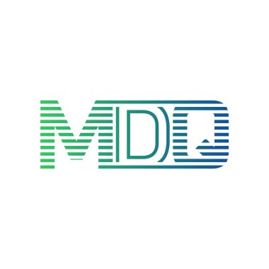 Modern MDQ Logo Tasarımı. İşletme Kimliği İçin MDQ Minimalist, Profesyonel ve Çok Yönlü Marka Simgesi