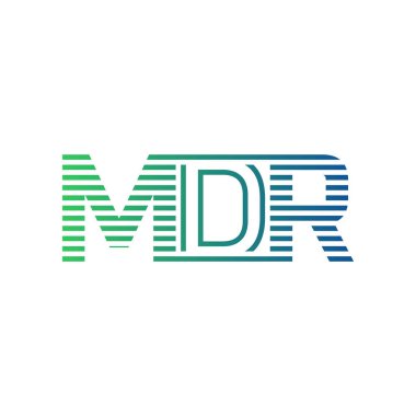 Modern MDR Logo Tasarımı. İşletme Kimliği İçin MDR Minimalist, Profesyonel ve Çok Yönlü Markalaştırma Simgesi