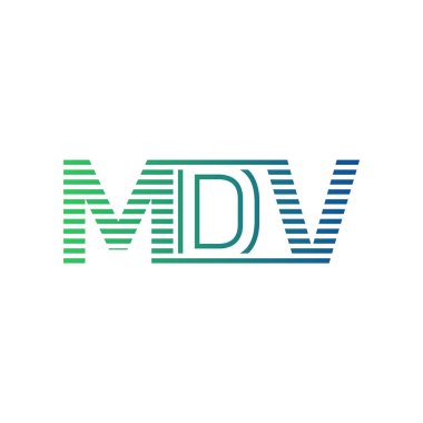 Modern MDV Logo Tasarımı. MDV Minimalist, Profesyonel ve Çok Yönlü İşletme Kimliği Simgesi