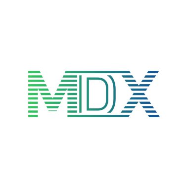 Modern MDX Logo Tasarımı. İşletme Kimliği İçin MDX Minimalist, Profesyonel ve Çok Yönlü Markalaştırma Simgesi