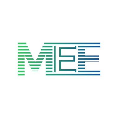 Modern MEE Logo Tasarımı. MEE Minimalist, Profesyonel ve İş Kimliği için Çok Yönlü Markalaştırma Simgesi