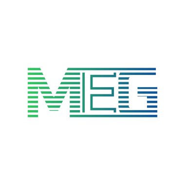 Modern MEG Logo Tasarımı. MEG Minimalist, Profesyonel ve İş Kimliği için Çok Yönlü Markalaştırma Simgesi