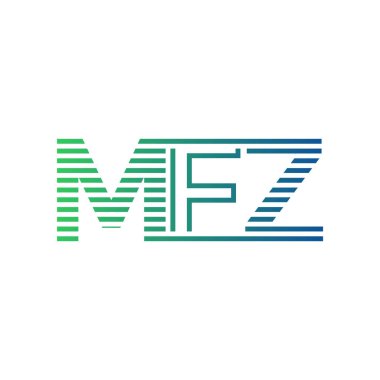 Modern MFZ Logo Tasarımı. MFZ Harfi Minimalist, Profesyonel ve İşletme Kimliği İçin Çok Yönlü Markalaşma Simgesi