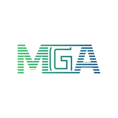 Modern MGA Logo Tasarımı. MGA Minimalist, Profesyonel ve Çok Yönlü İşletme Kimliği Simgesi
