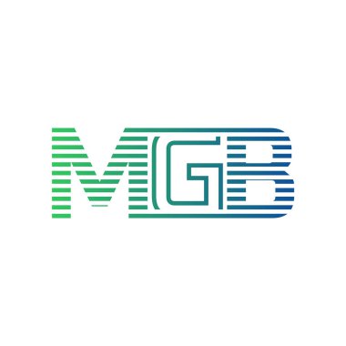 Modern MGB Logo Tasarımı. MGB Minimalist, Profesyonel ve İş Kimliği için Çok Yönlü Markalaştırma Simgesi