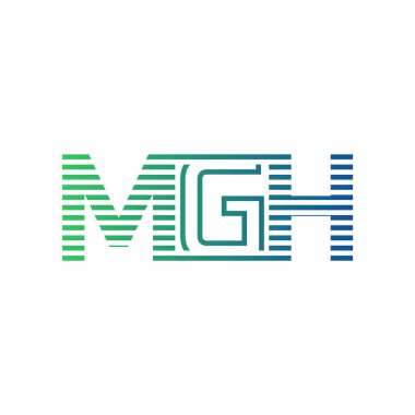 Modern MGH Logo Tasarımı. İşletme Kimliği İçin MGH Minimalist, Profesyonel ve Çok Yönlü Markalaştırma Simgesi