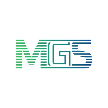 Modern MGS Logo Tasarımı. MGS Minimalist, Profesyonel ve İş Kimliği için Çok Yönlü Markalaştırma Simgesi