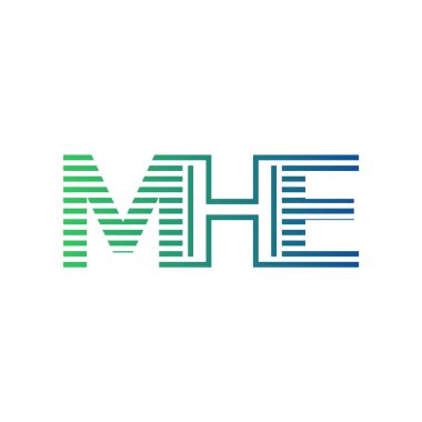 Modern MHE Logo Tasarımı. İşletme Kimliği İçin MHE Minimalist, Profesyonel ve Çok Yönlü Markalaştırma Simgesi