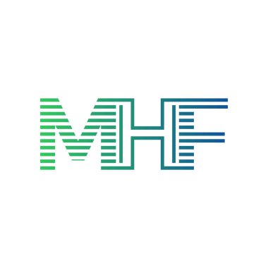Modern MHF Logo Tasarımı. İşletme Kimliği İçin MHF Minimalist, Profesyonel ve Çok Yönlü Markalaştırma Simgesi