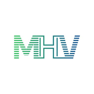 Modern MHV Logo Tasarımı. MHV Minimalist, Profesyonel ve Çok Yönlü İşletme Kimliği Simgesi