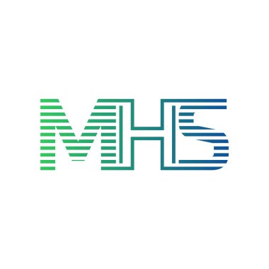 Modern MHS Logo Tasarımı. MHS Minimalist, Profesyonel ve Çok Yönlü İşletme Kimliği Simgesi