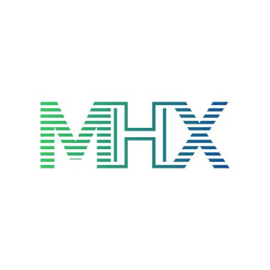 Modern MHX Logo Tasarımı. İşletme Kimliği İçin MHX Minimalist, Profesyonel ve Çok Yönlü Markalaştırma Simgesi