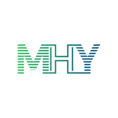 Modern MHY Logo Tasarımı. MHY Minimalist, Profesyonel ve Çok Yönlü İşletme Kimliği Simgesi