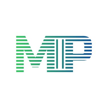 Modern MIP Logo Tasarımı. MIP Minimalist, Profesyonel ve İş Kimliği için Çok Yönlü Markalaştırma Simgesi