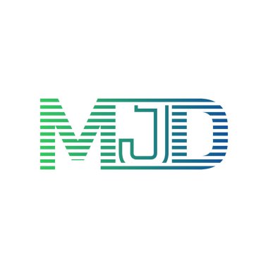 Modern MJD Logo Tasarımı. MJD Minimalist, Profesyonel ve Çok Yönlü İşletme Kimliği Simgesi