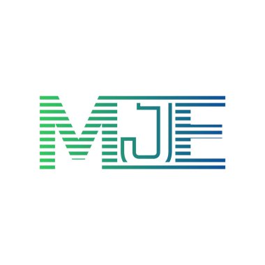 Modern MJE Logo Tasarımı. MJE Minimalist, Profesyonel ve Çok Yönlü İşletme Kimliği Simgesi