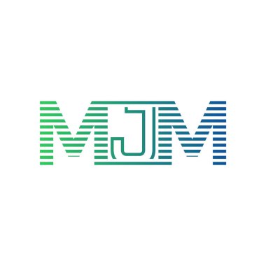 Modern MJM Logo Tasarımı. MJM Minimalist, Profesyonel ve Çok Yönlü İşletme Kimliği Simgesi