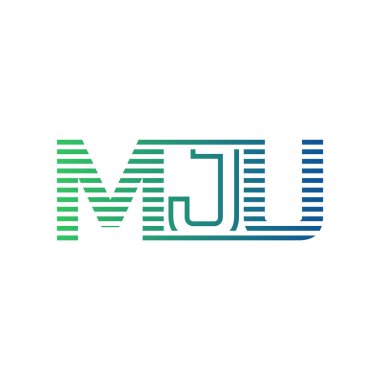 Modern MJU Logo Tasarımı. MJU Minimalist, Profesyonel ve Çok Yönlü İşletme Kimliği Simgesi