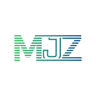 Modern MJZ Logo Tasarımı. MJZ Harfi Minimalist, Profesyonel ve İşletme Kimliği İçin Çok Yönlü Markalaşma Simgesi