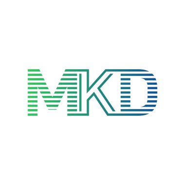 Modern MKD Logo Tasarımı. MKD Minimalist, Profesyonel ve Çok Yönlü İşletme Kimliği Simgesi