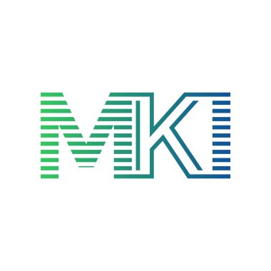 Modern MKI Logo Tasarımı. MKI Minimalist, Profesyonel ve Çok Yönlü İşletme Kimliği Simgesi