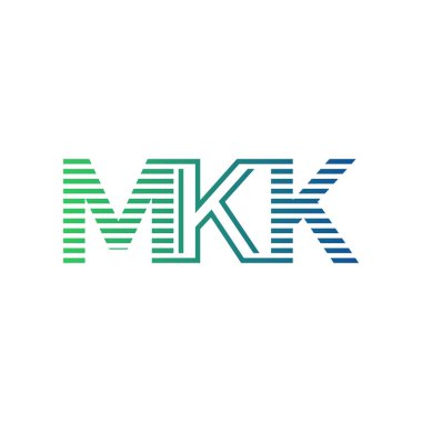 Modern MKK Logo Tasarımı. MKK Minimalist, Profesyonel ve İş Kimliği için Çok Yönlü Markalaştırma Simgesi