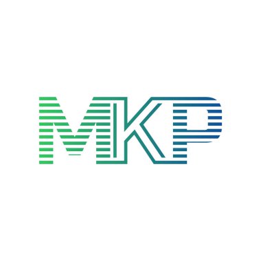 Modern MKP Logo Tasarımı. MKP Minimalist, Profesyonel ve İş Kimliği için Çok Yönlü Markalaştırma Simgesi
