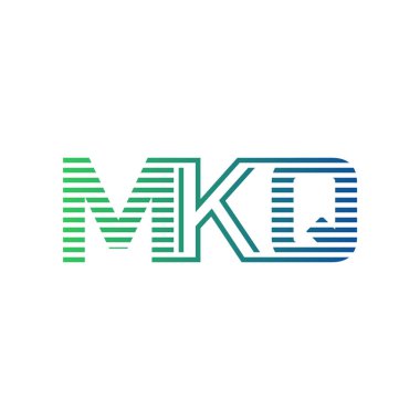 Modern MKQ Logo Tasarımı. MKQ Minimalist, Profesyonel ve İş Kimliği için Çok Yönlü Markalaştırma Simgesi