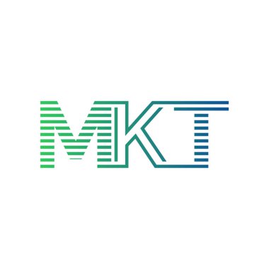 Modern MKT Logo Tasarımı. MKT Minimalist, Profesyonel ve İş Kimliği için Çok Yönlü Markalaştırma Simgesi
