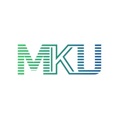 Modern MKU Logo Tasarımı. MKU Minimalist, Profesyonel ve Çok Yönlü İşletme Kimliği Simgesi