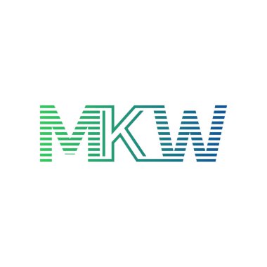 Modern MKW Logo Tasarımı. MKW Minimalist, Profesyonel ve Çok Yönlü İşletme Kimliği Simgesi