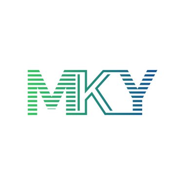 Modern MKY Logo Tasarımı. MKY Minimalist, Profesyonel ve Çok Yönlü İşletme Kimliği Simgesi