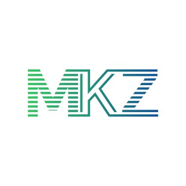 Modern MKZ Logo Tasarımı. MKZ Minimalist, Profesyonel ve Çok Yönlü İşletme Kimliği Simgesi